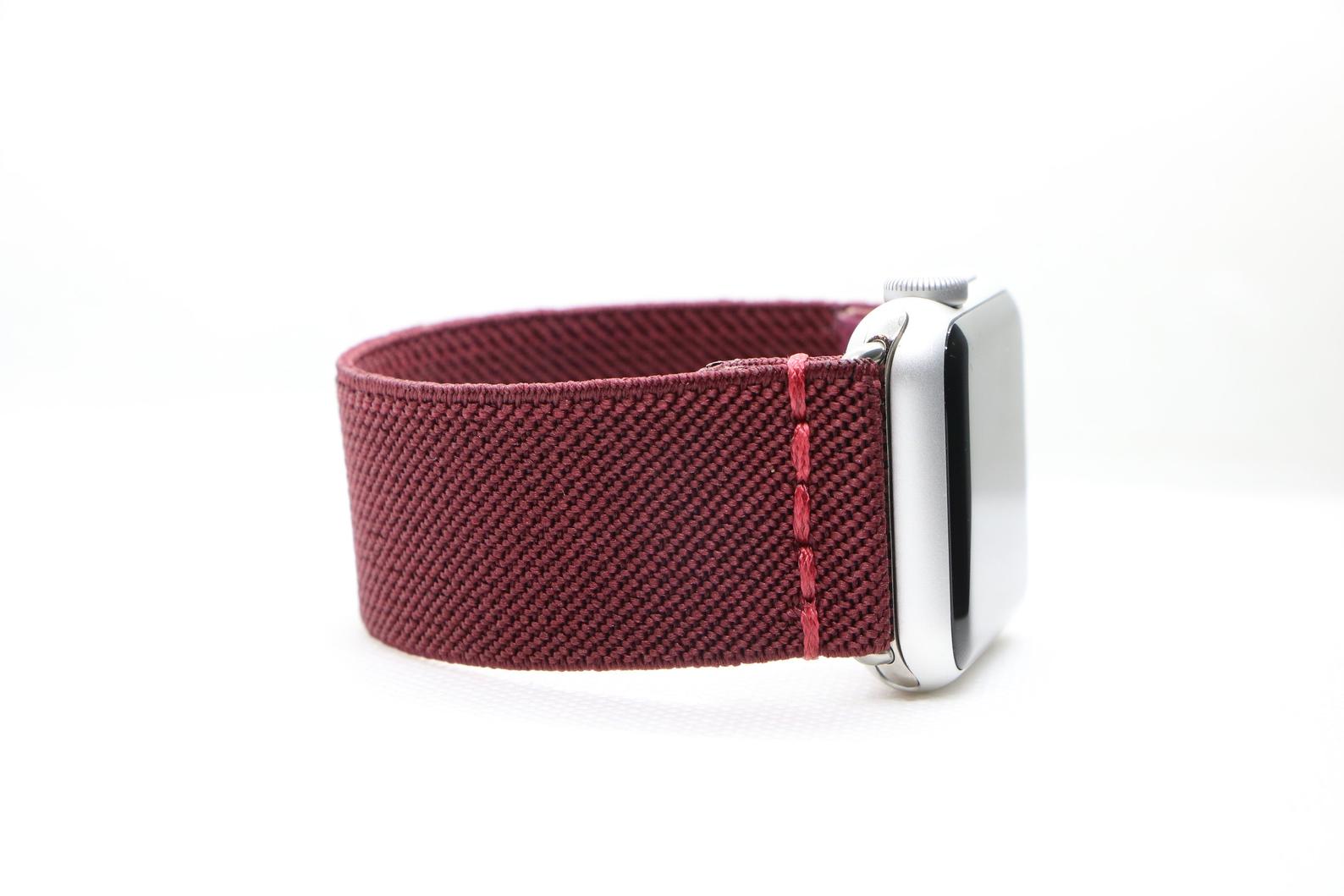 Burgundy | Boho Armband für Apple Watch (Rot)-Apple Watch Armbänder kaufen