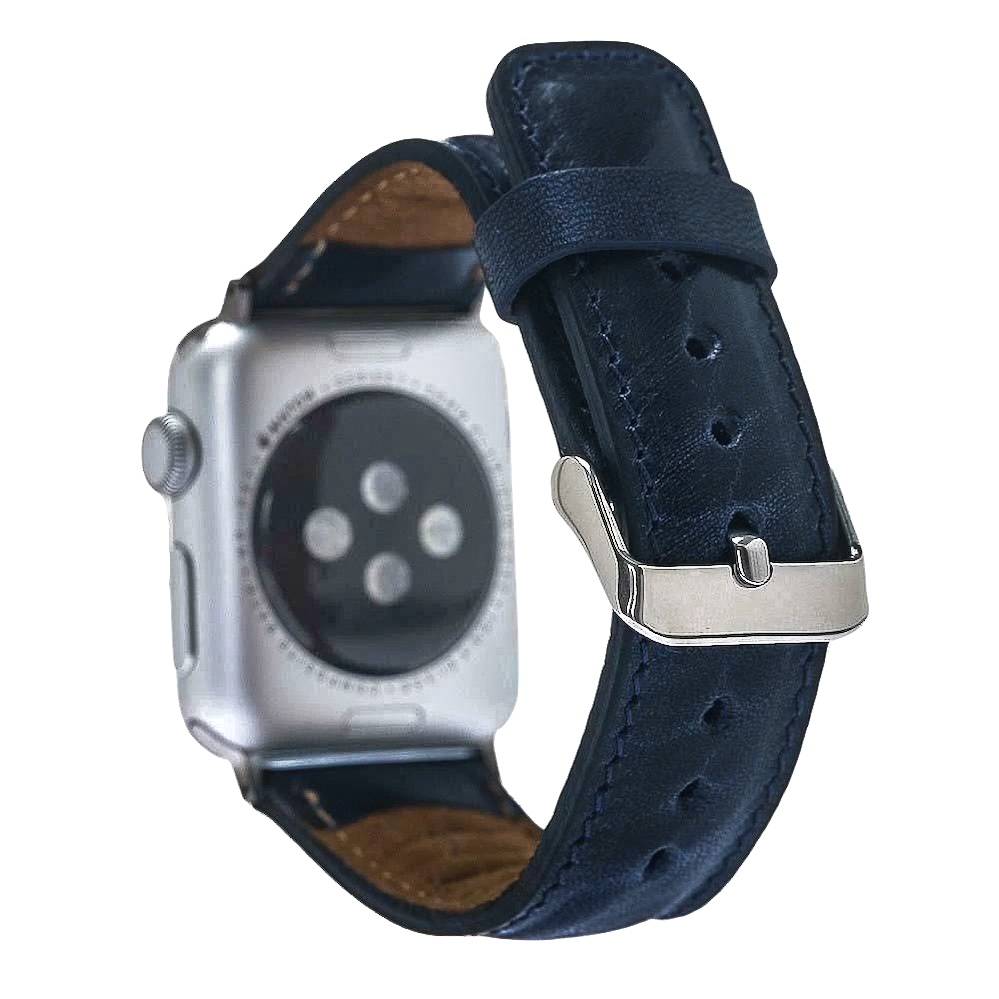 Classic Armband aus Glattleder | Kompatibel mit Apple Watch-BerlinBravo