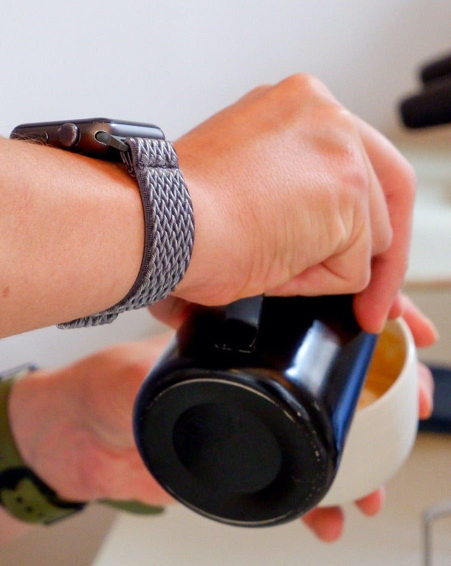 Flex Armband | Kompatibel mit Apple Watch-BerlinBravo #farbe_storm grey
