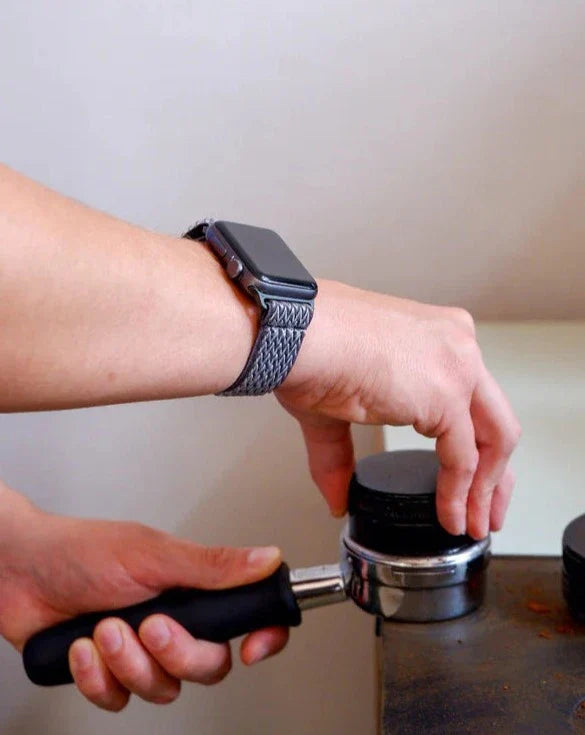 Flex Armband | Kompatibel mit Apple Watch-BerlinBravo #farbe_storem grey