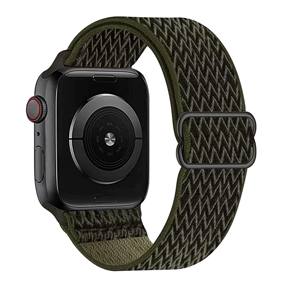 Flex Armband | Kompatibel mit Apple Watch-Olivgrün-BerlinBravo