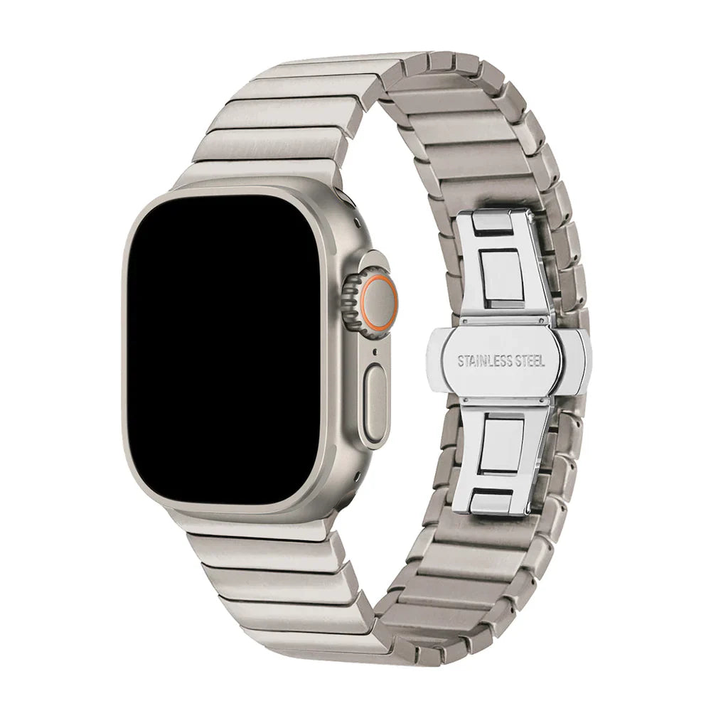 Edelstahl Gen. 1 | Gliederarmband kompatibel mit Apple Watch Ultra-BerlinBravo