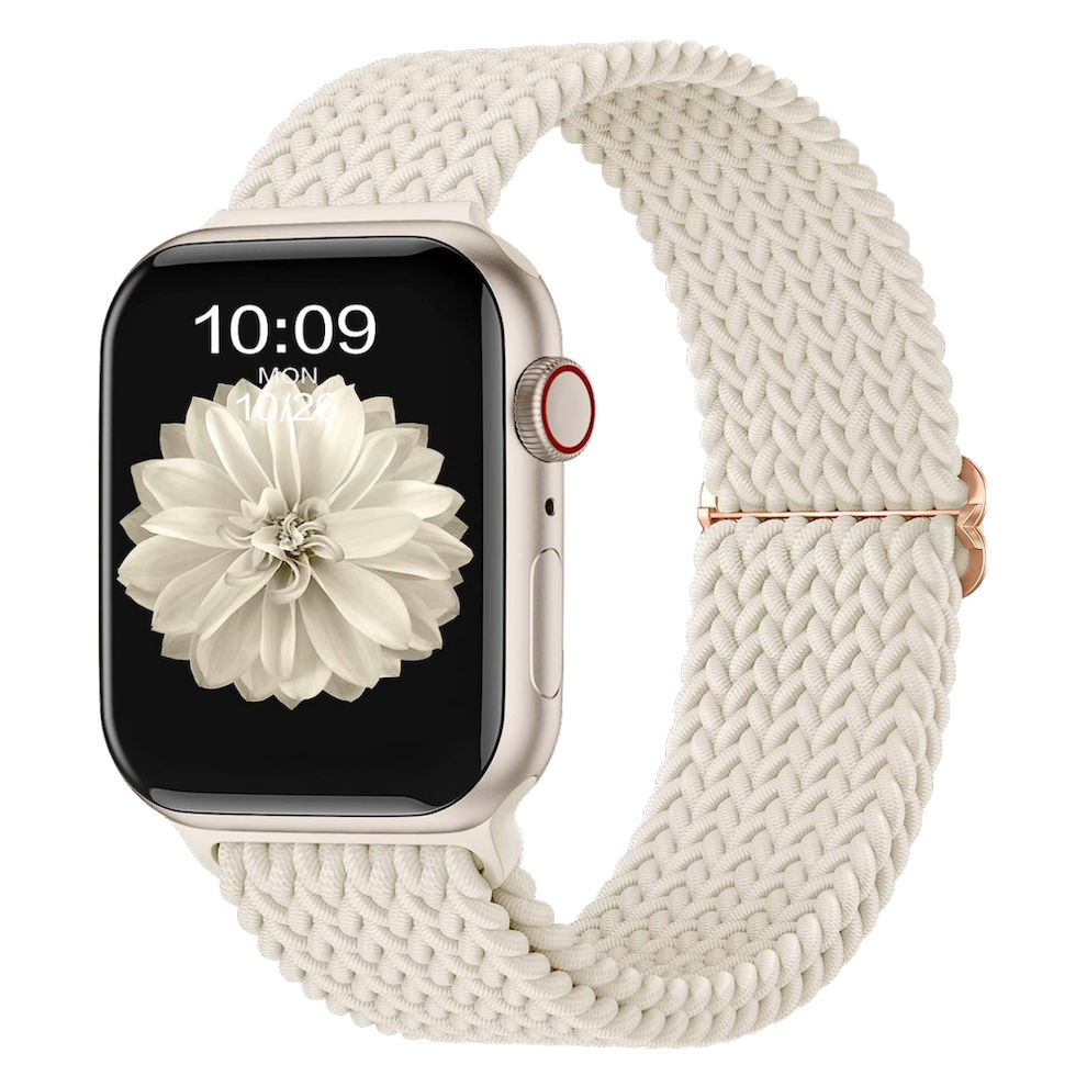 Gezopftes Flex Armband | Kompatibel mit Apple Watch-BerlinBravo #farbe_polarstern