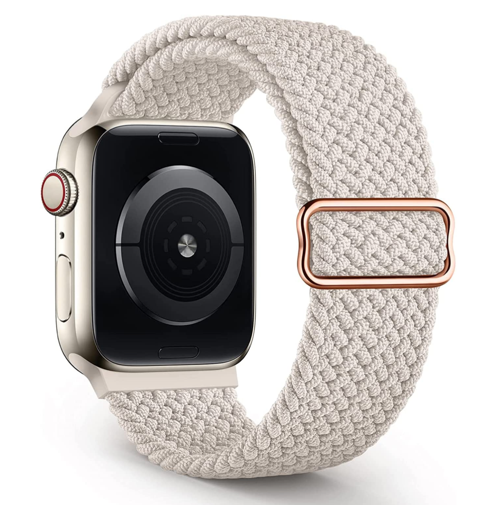 Gezopftes Flex Armband | Kompatibel mit Apple Watch-Polarstern-BerlinBravo #farbe_polarstern