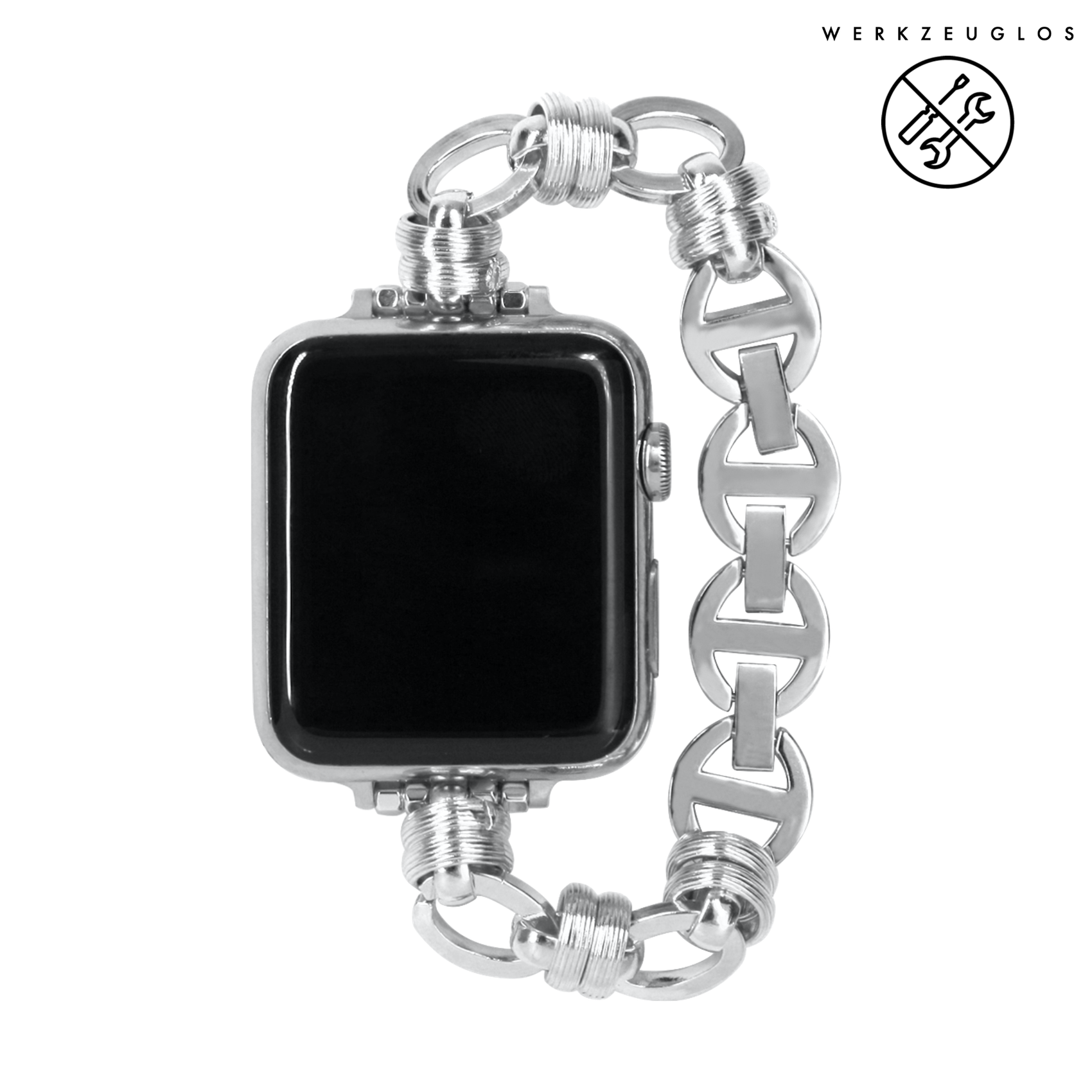 Jasmine - Metal Thread Chain | Gliederarmband kompatibel mit Apple Watch-BerlinBravo