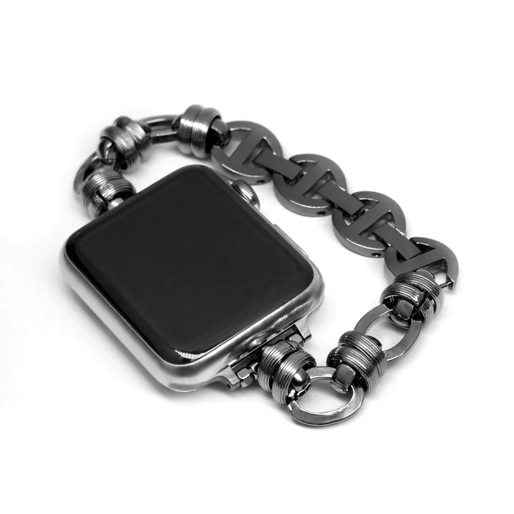 Jasmine - Metal Thread Chain | Gliederarmband kompatibel mit Apple Watch-BerlinBravo