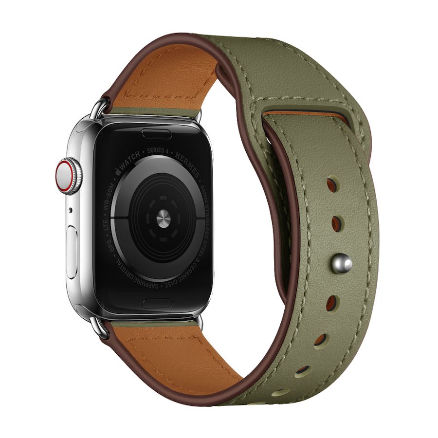 Leather Loop | Lederarmband kompatibel mit Apple Watch-Moss Green-BerlinBravo