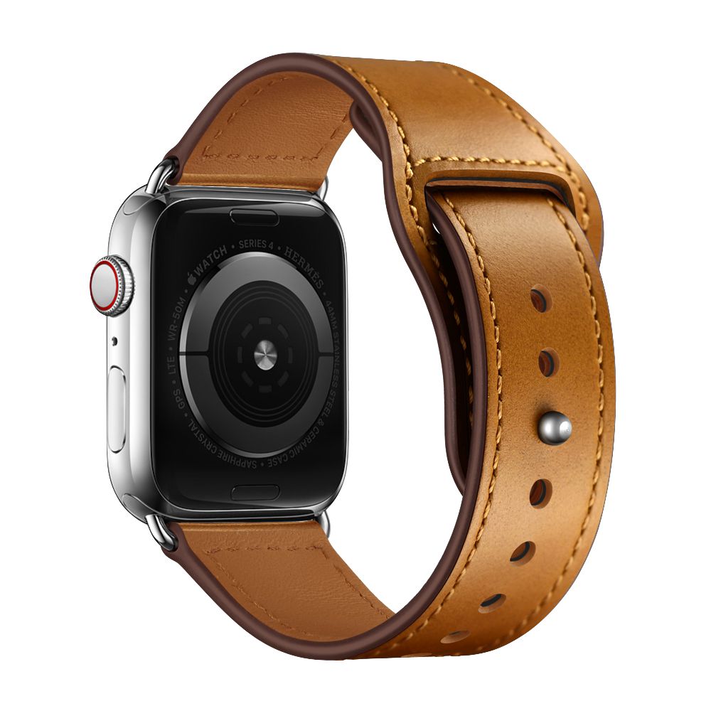 Leather Loop | Lederarmband kompatibel mit Apple Watch-Whisky Brown-BerlinBravo