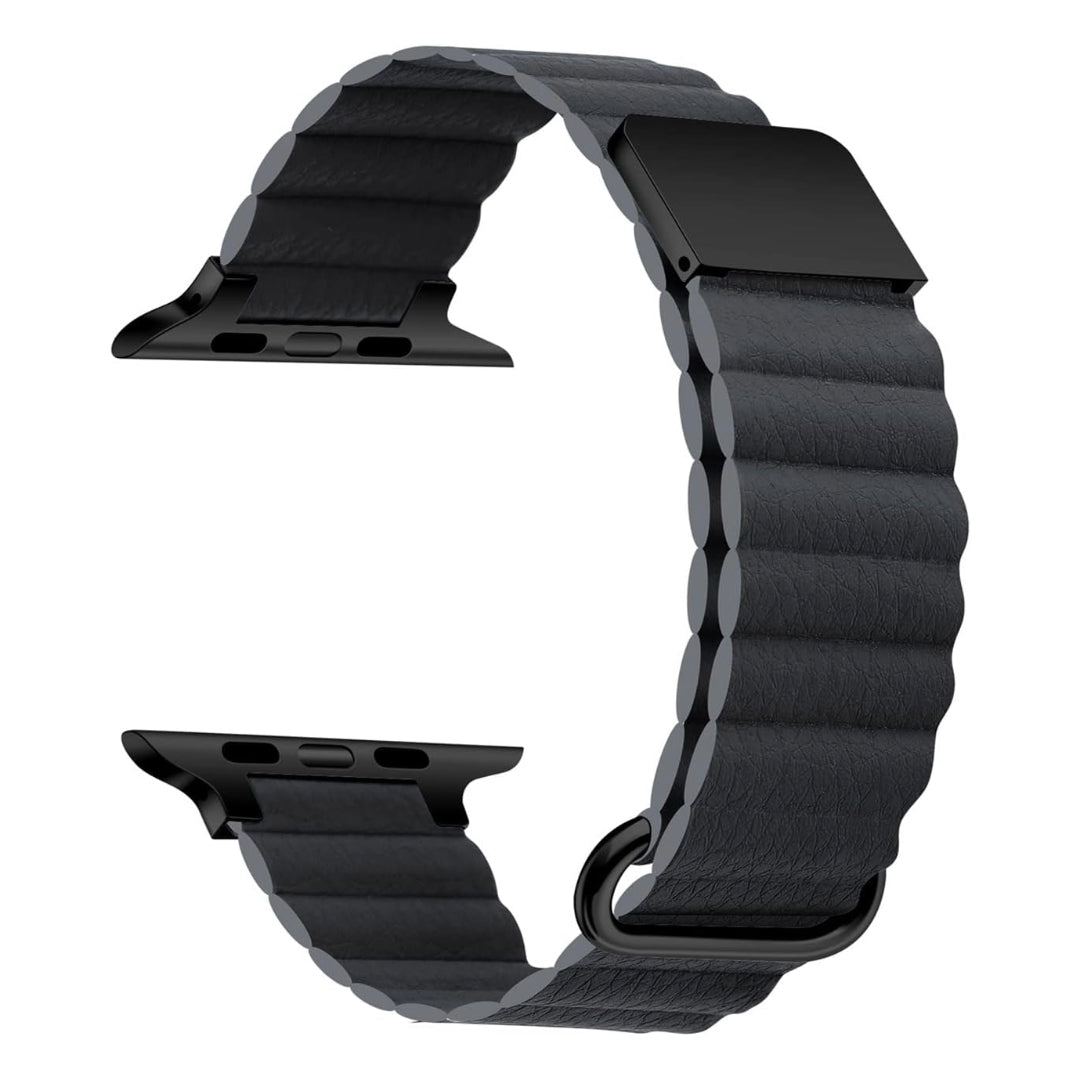 Magnetic Loop Chic | Armband mit Schlaufe kompatibel mit Apple Watch-Grau-BerlinBravo
