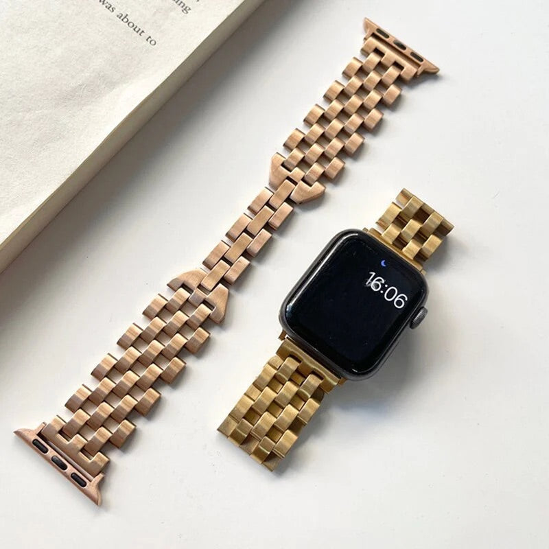 Maxine Edelstahl | Gliederarmband kompatibel mit Apple Watch-BerlinBravo