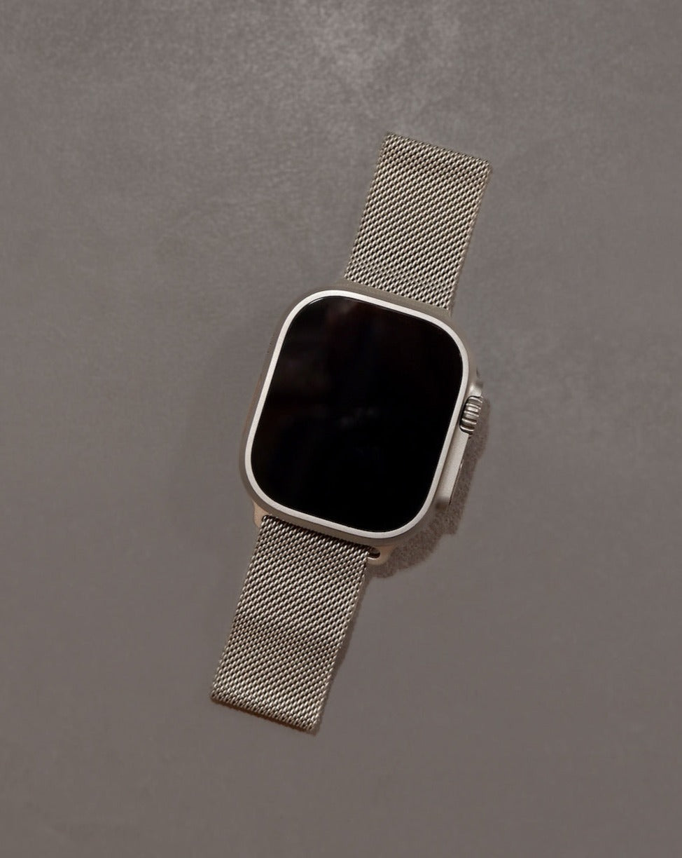 Milanaise Edelstahlarmband | Kompatibel mit Apple Watch-BerlinBravo #farbe_polarstern