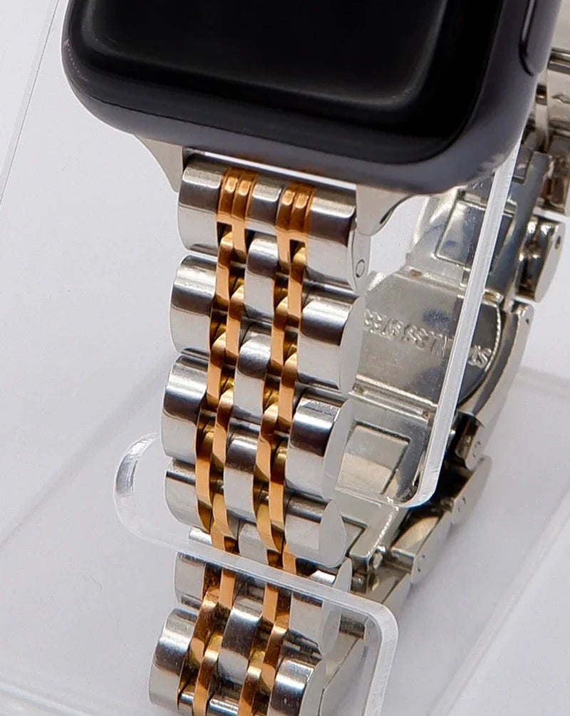 Millicent - Metal Chain | Gliederarmband kompatibel mit Apple Watch-BerlinBravo