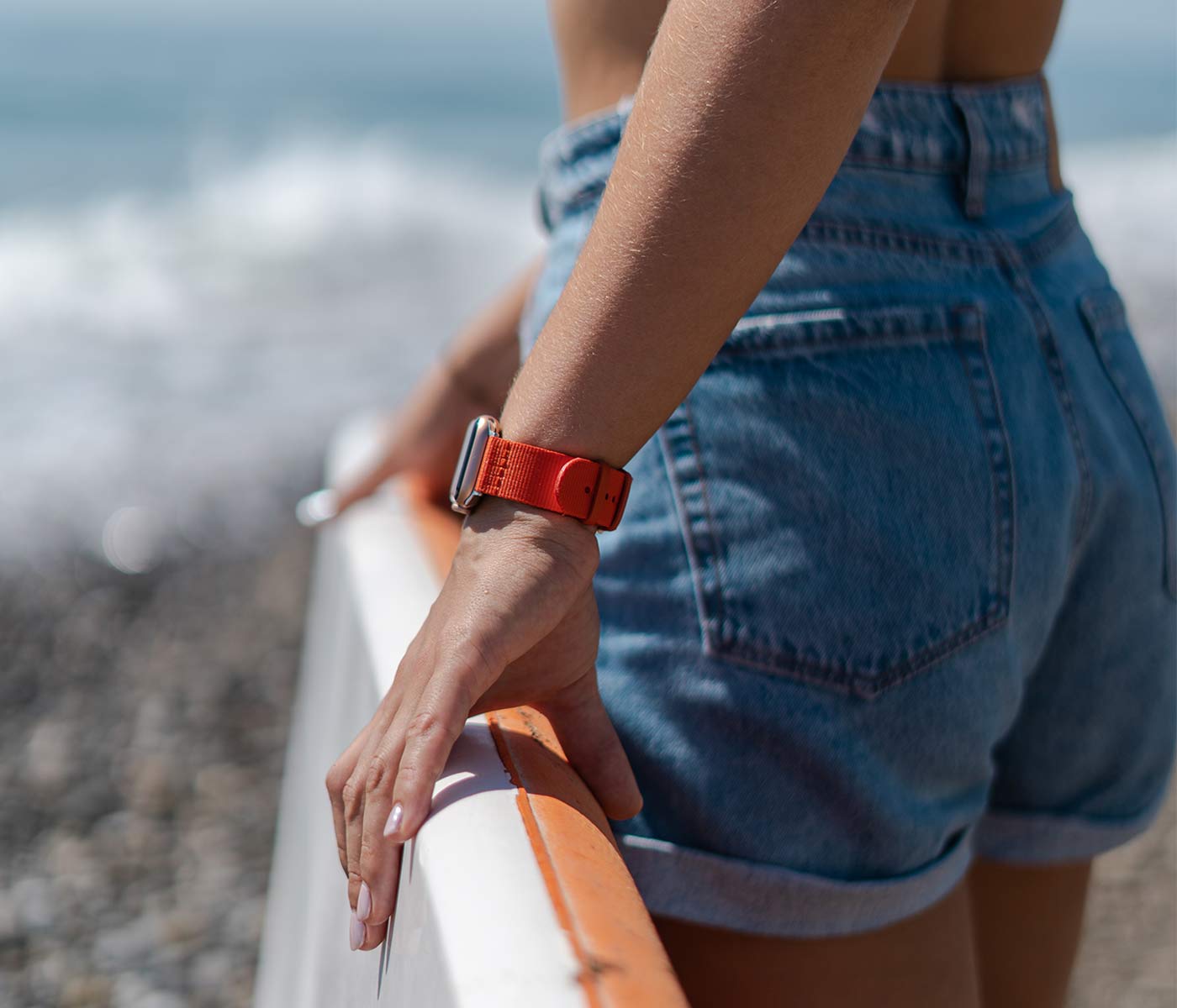 Ocean Bound Plastic | Armband aus recyceltem Ozeanplastik kompatibel mit Apple Watch Ultra-BerlinBravo