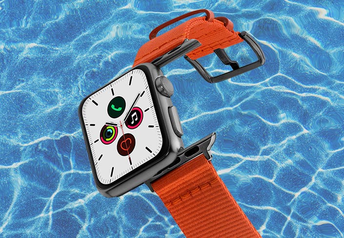 Ocean Bound Plastic | Armband aus recyceltem Ozeanplastik kompatibel mit Apple Watch Ultra-BerlinBravo