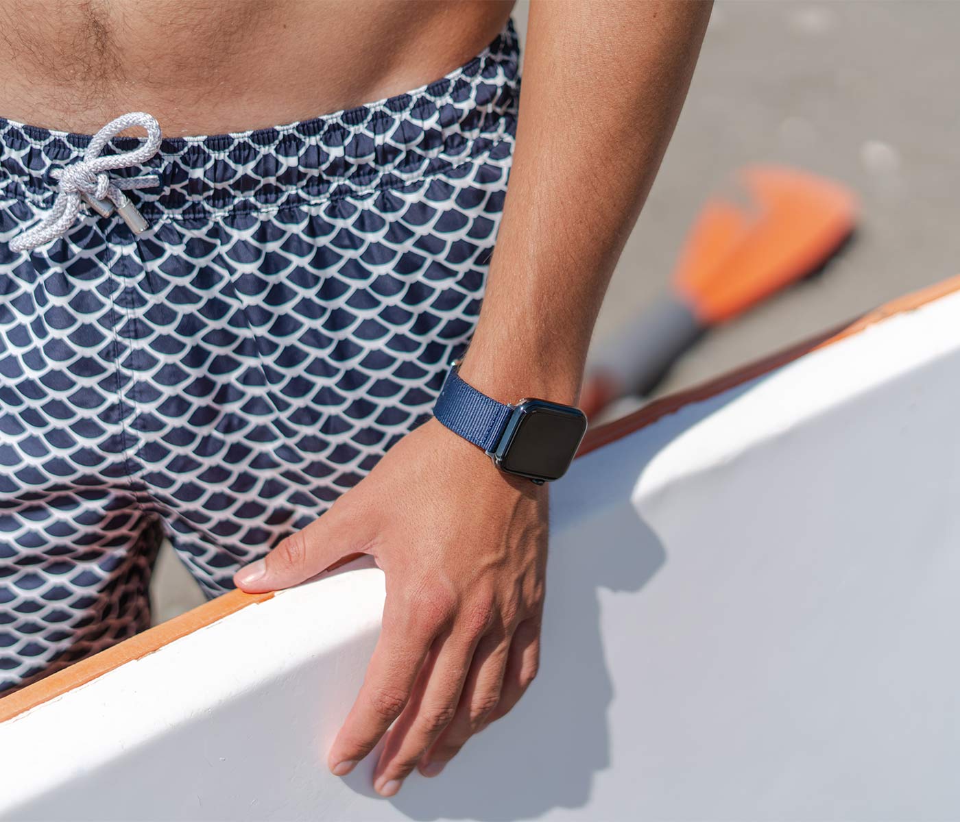 Ocean Bound Plastic | Armband aus recyceltem Ozeanplastik kompatibel mit Apple Watch Ultra-BerlinBravo