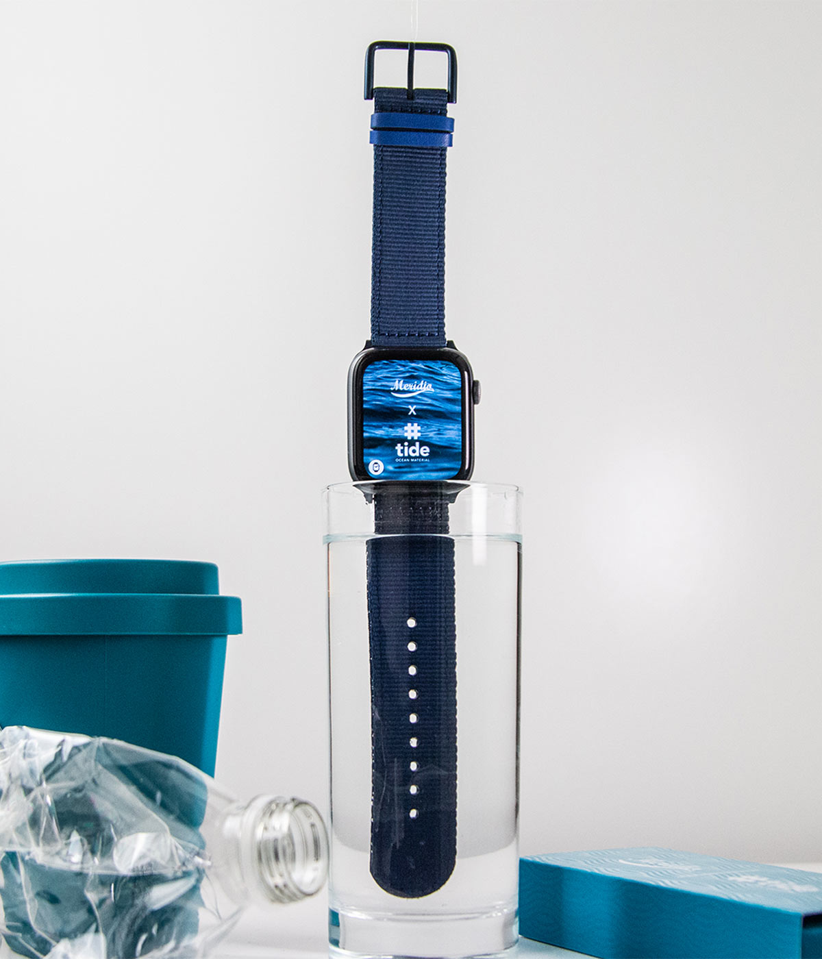 Ocean Bound Plastic | Armband aus recyceltem Ozeanplastik kompatibel mit Apple Watch Ultra-BerlinBravo