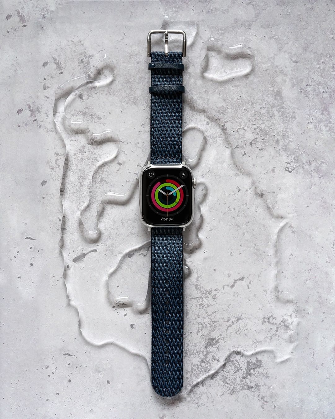 Ocean Bound Plastic | Armband aus recyceltem Ozeanplastik kompatibel mit Apple Watch Ultra-BerlinBravo