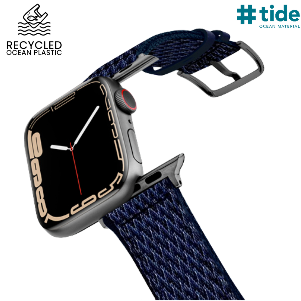 Ocean Bound Plastic | Armband aus recyceltem Ozeanplastik kompatibel mit Apple Watch-Ocean Waves-BerlinBravo
