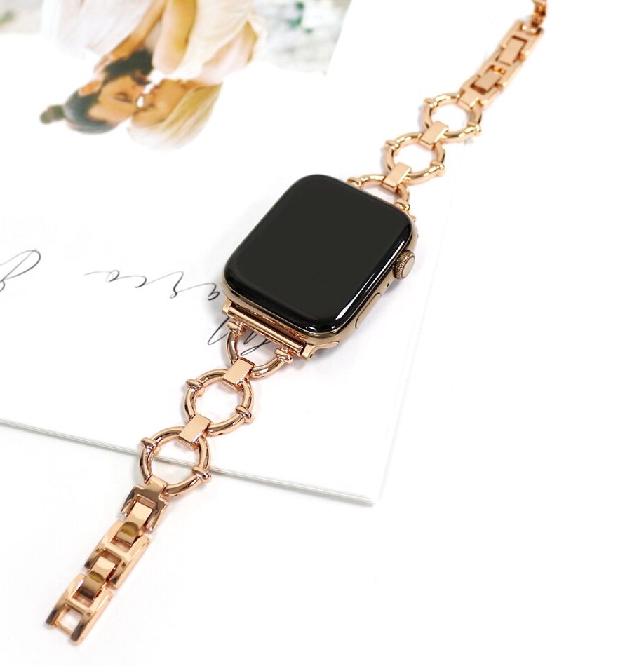 Odette - Metal Chain | Gliederarmband kompatibel mit Apple Watch-BerlinBravo