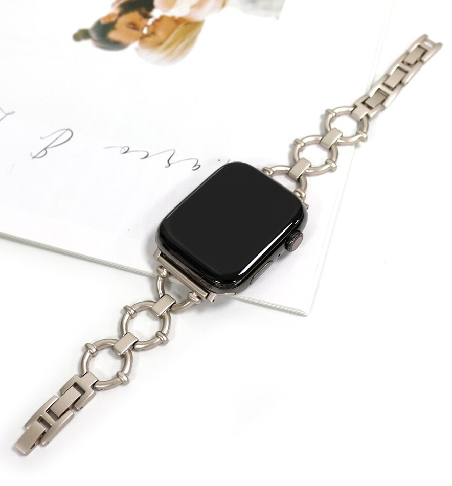 Odette - Metal Chain | Gliederarmband kompatibel mit Apple Watch-BerlinBravo