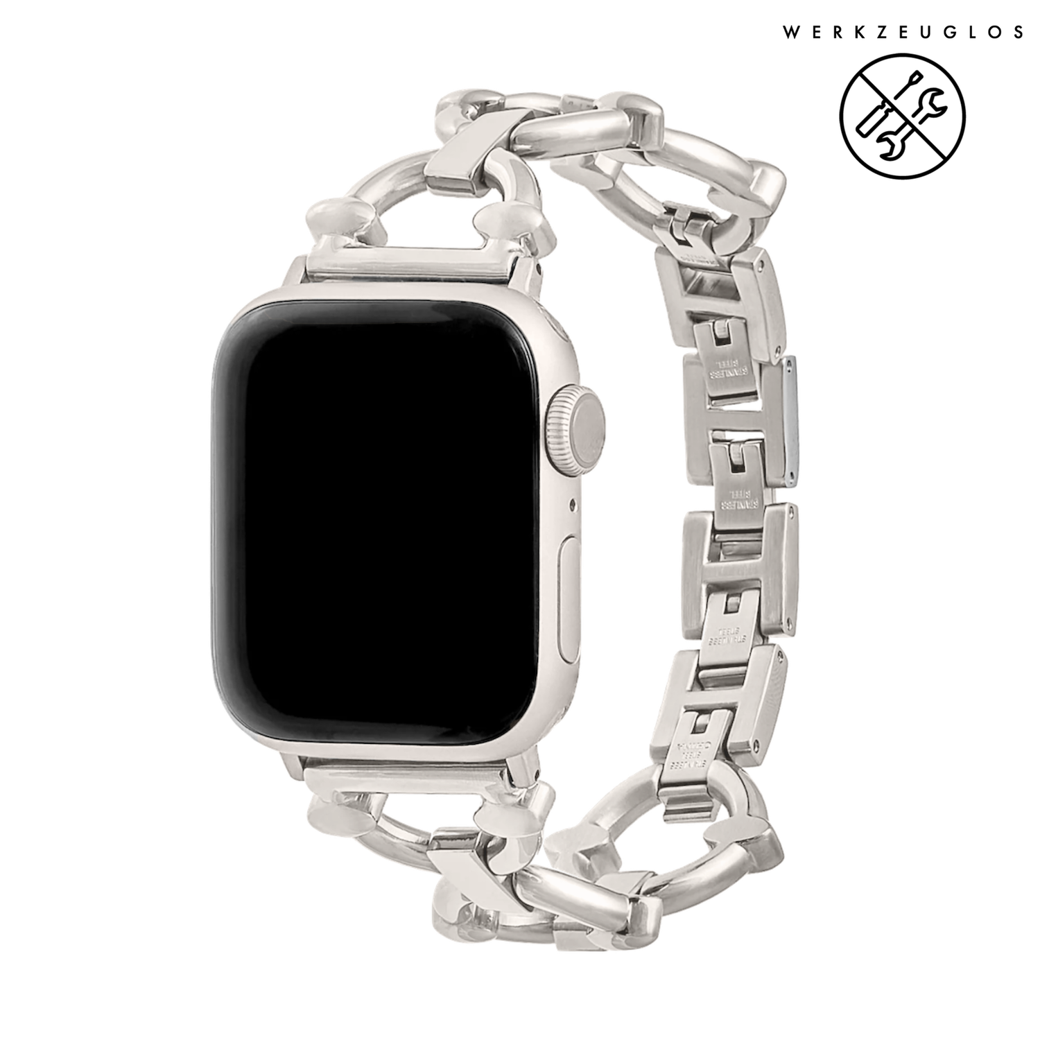 Odette - Metal Chain | Gliederarmband kompatibel mit Apple Watch-Polarstern-BerlinBravo