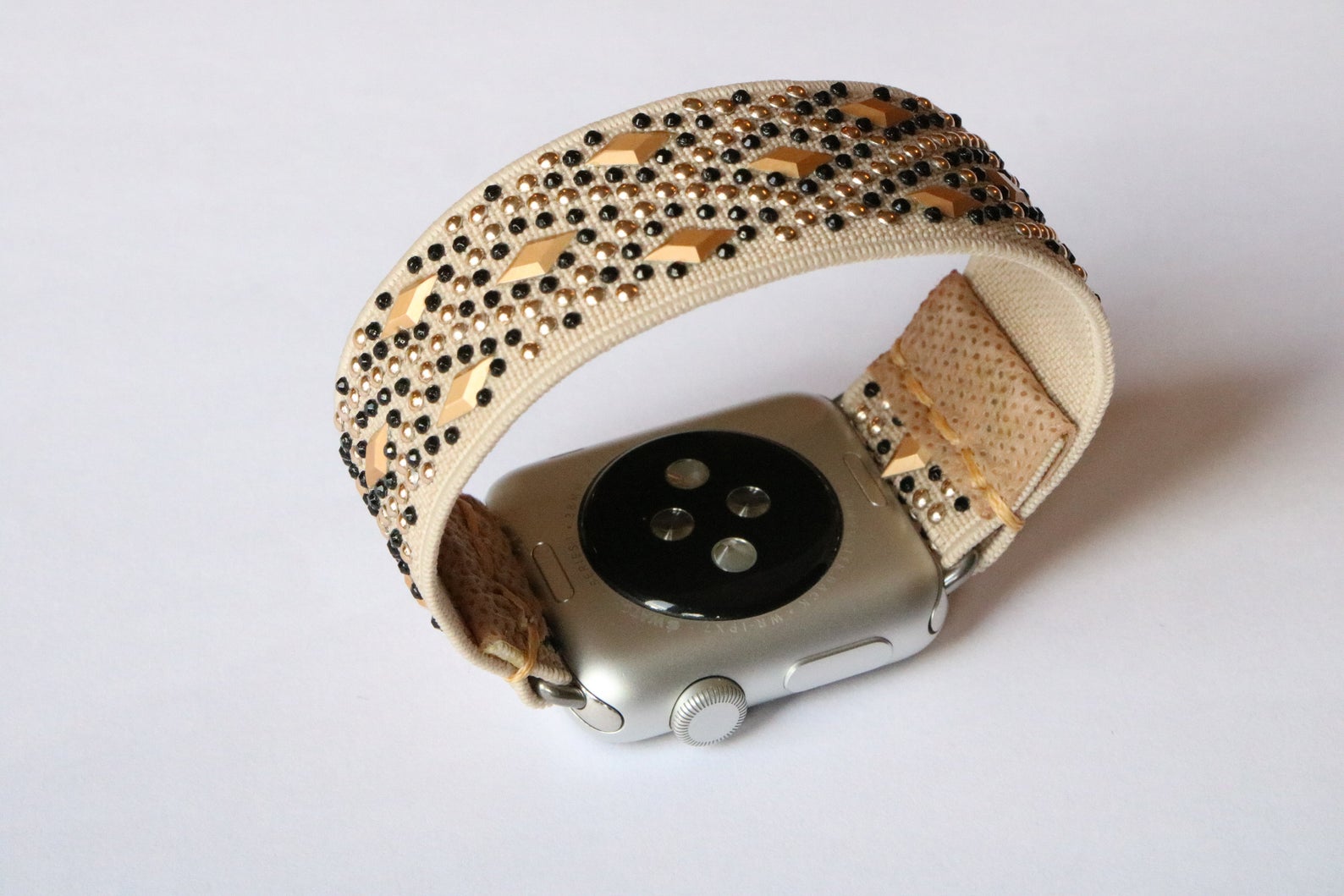 Brooklyn | Boho Armband für Apple Watch (Beige)-Apple Watch Armbänder kaufen