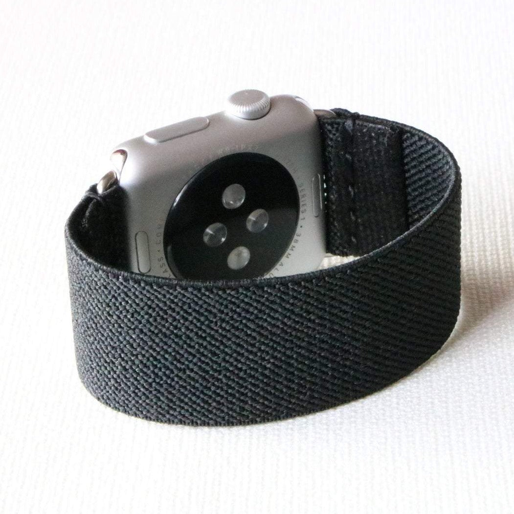 Just Black | Boho Armband für Apple Watch (Schwarz)-Apple Watch Armbänder kaufen