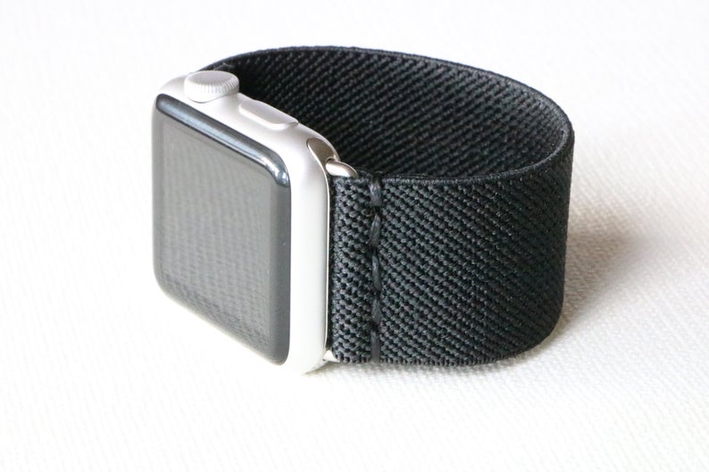 Just Black | Boho Armband für Apple Watch (Schwarz)-Apple Watch Armbänder kaufen
