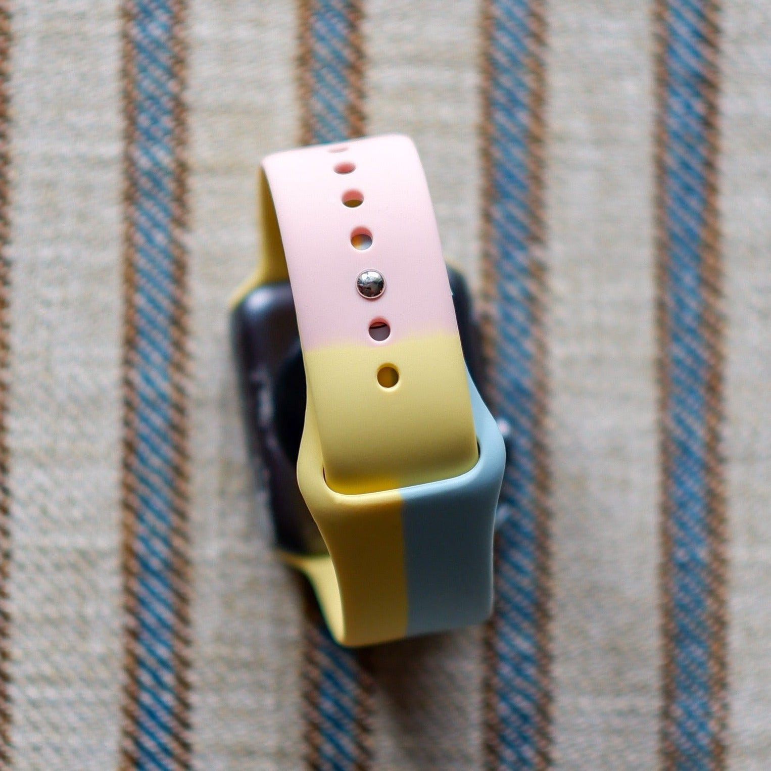 Silikon Colour-Block | Armband kompatibel mit Apple Watch-BerlinBravo