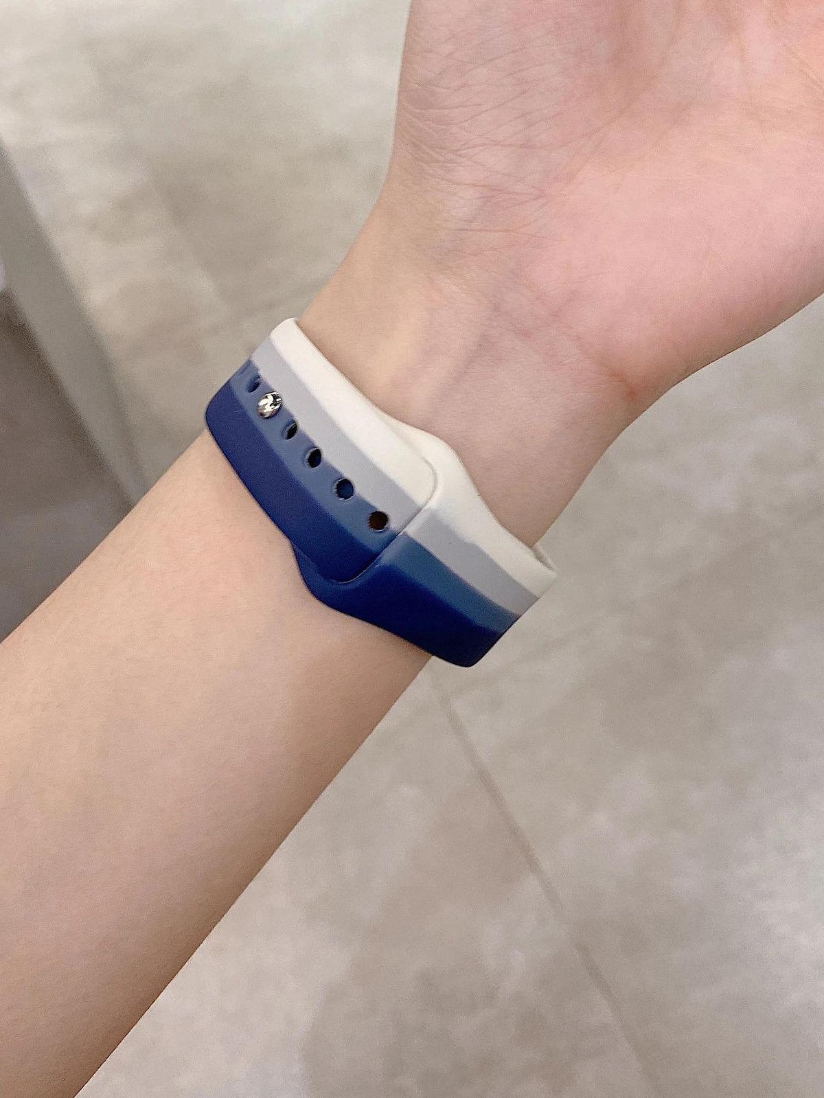 Silikon Colour-Block | Armband kompatibel mit Apple Watch-BerlinBravo