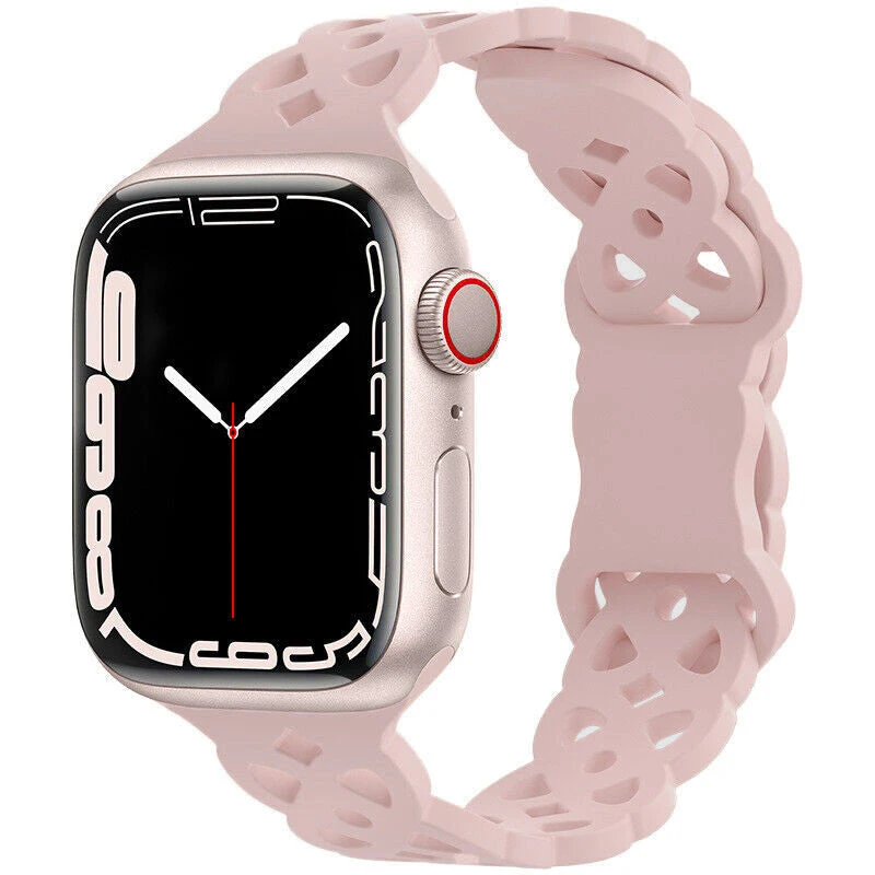 Silikon Hoola Loop | Armband kompatibel mit Apple Watch-Pink-BerlinBravo #farbe_pink