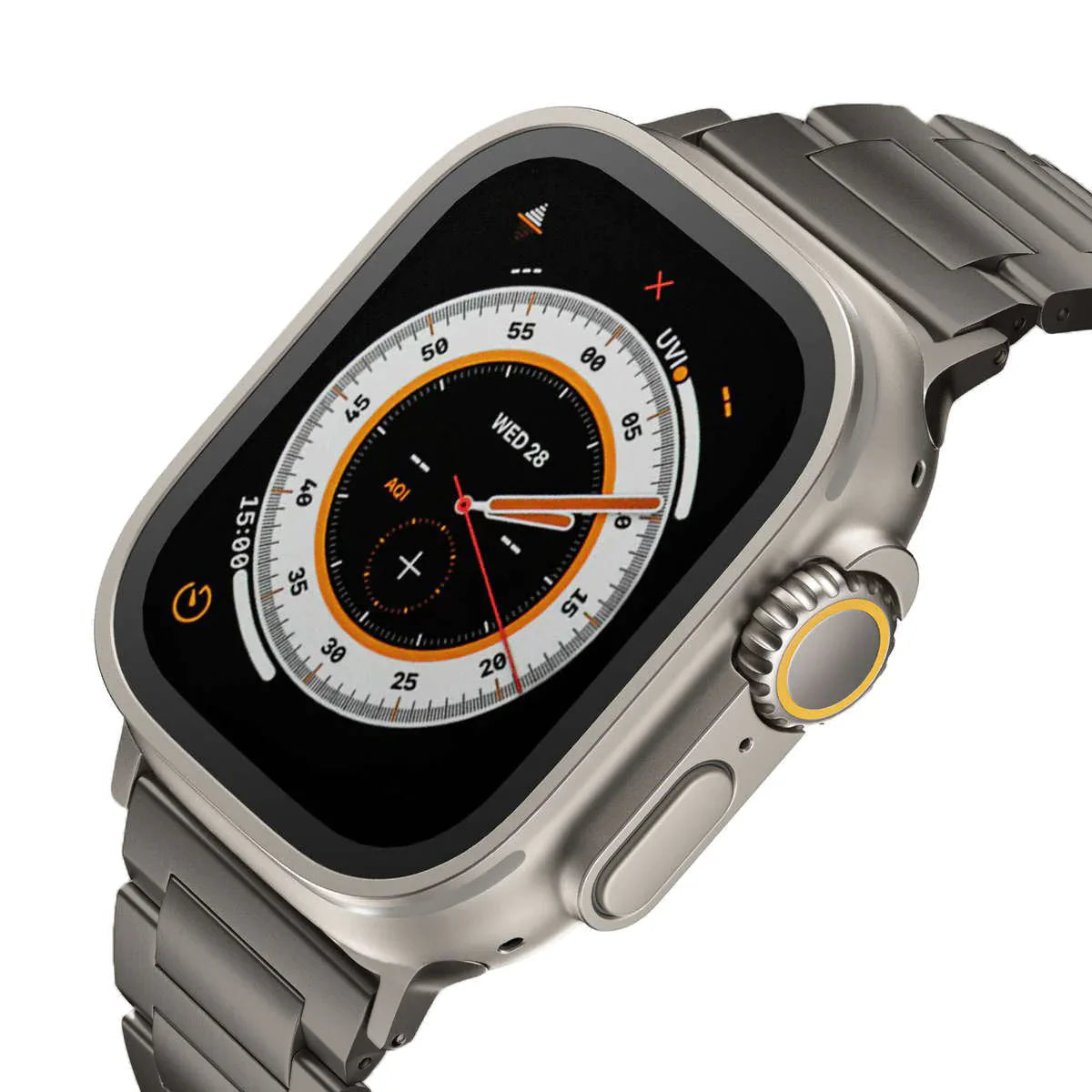 Titan 5 | Gliederarmband kompatibel mit Apple Watch Ultra-BerlinBravo