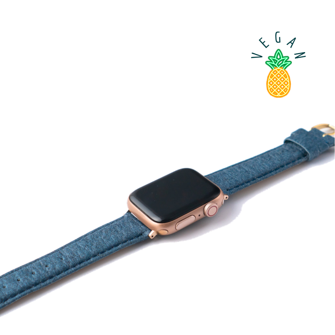 VEGAN Leder | Armband aus Ananasfasern kompatibel mit Apple Watch-BerlinBravo