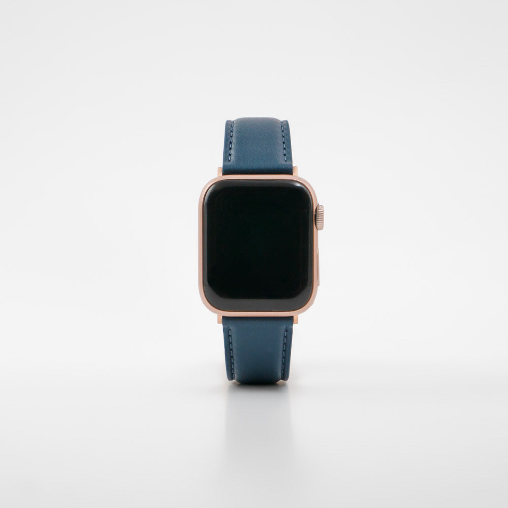 VEGAN Lederarmband | Kompatibel mit Apple Watch-Magic Blue-BerlinBravo