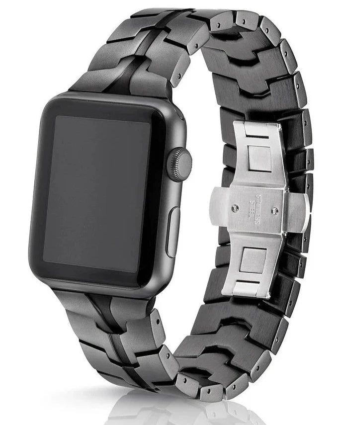 Vitero - Eloxiertes Aluminium | Gliederarmband kompatibel mit Apple Watch Ultra-BerlinBravo