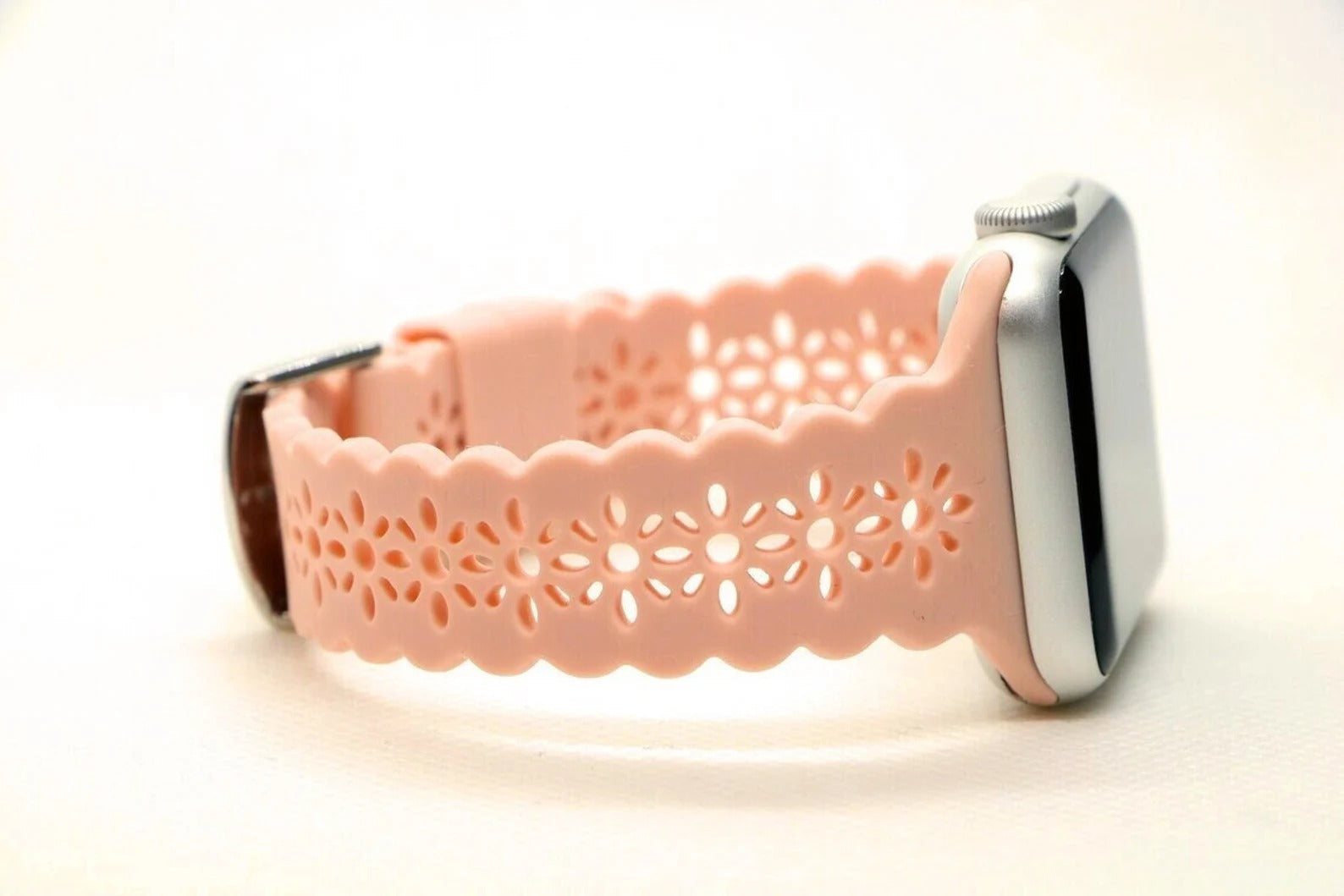 Pink Sand Silikon Slim Loop | Armband für Apple Watch (Pink)-Apple Watch Armbänder kaufen