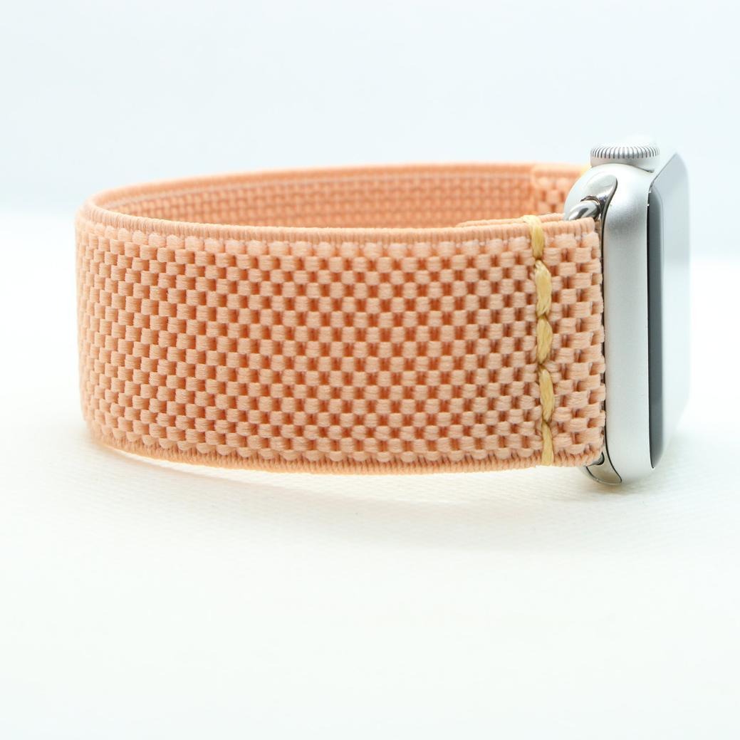 Pink Sand Braided Loop | Boho Armband für Apple Watch (Beige)-Apple Watch Armbänder kaufen