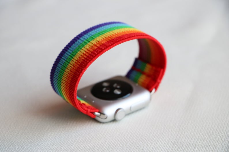 Rainbow | Boho Armband für Apple Watch (Mehrfarbig)-Apple Watch Armbänder kaufen