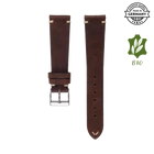 Dark Brown Bio Olivenleder Classic | Lederarmband für Apple Watch (Braun)